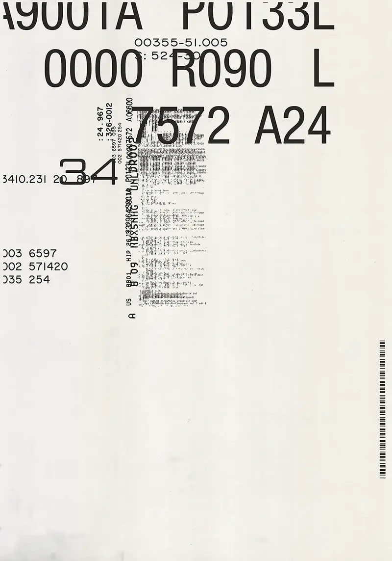 Artwork titled Common Characters (260417-10)