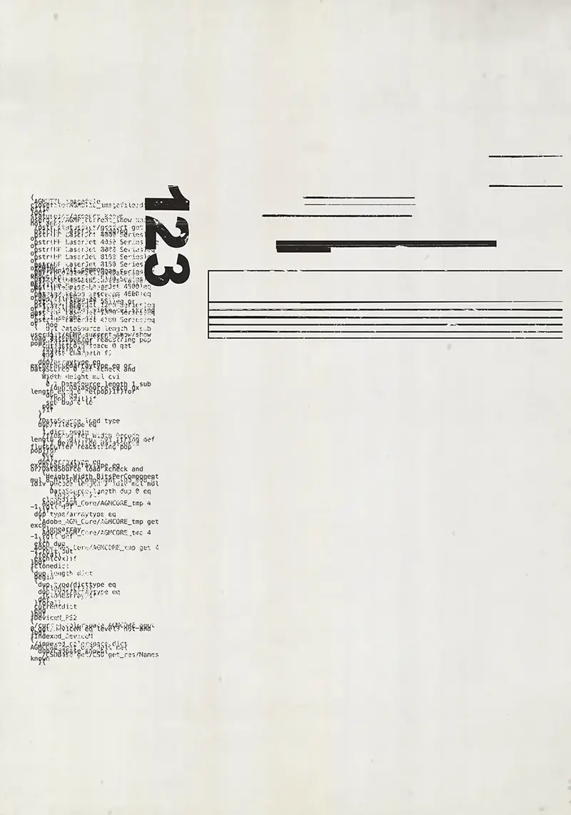 Artwork titled Common Characters (260417-16)